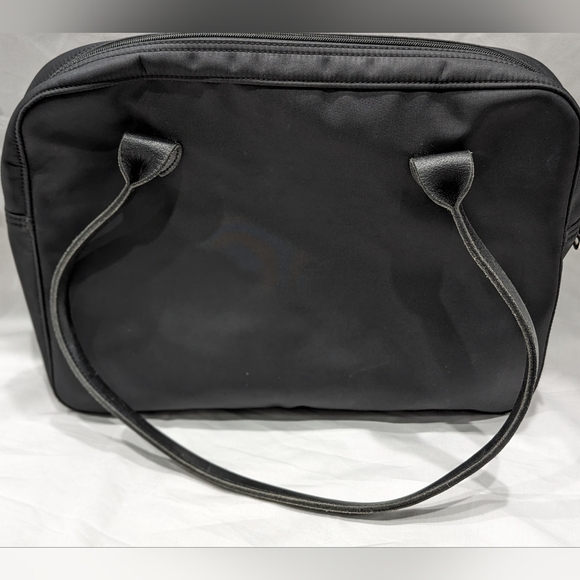 Longchamp Laptop Bag - Black Leather Trim - Picture 3 of 12